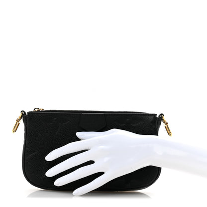 Louis Vuitton Empreinte Monogram Giant Multi Pochette Accessories Mini Pochette Black 2 of 7