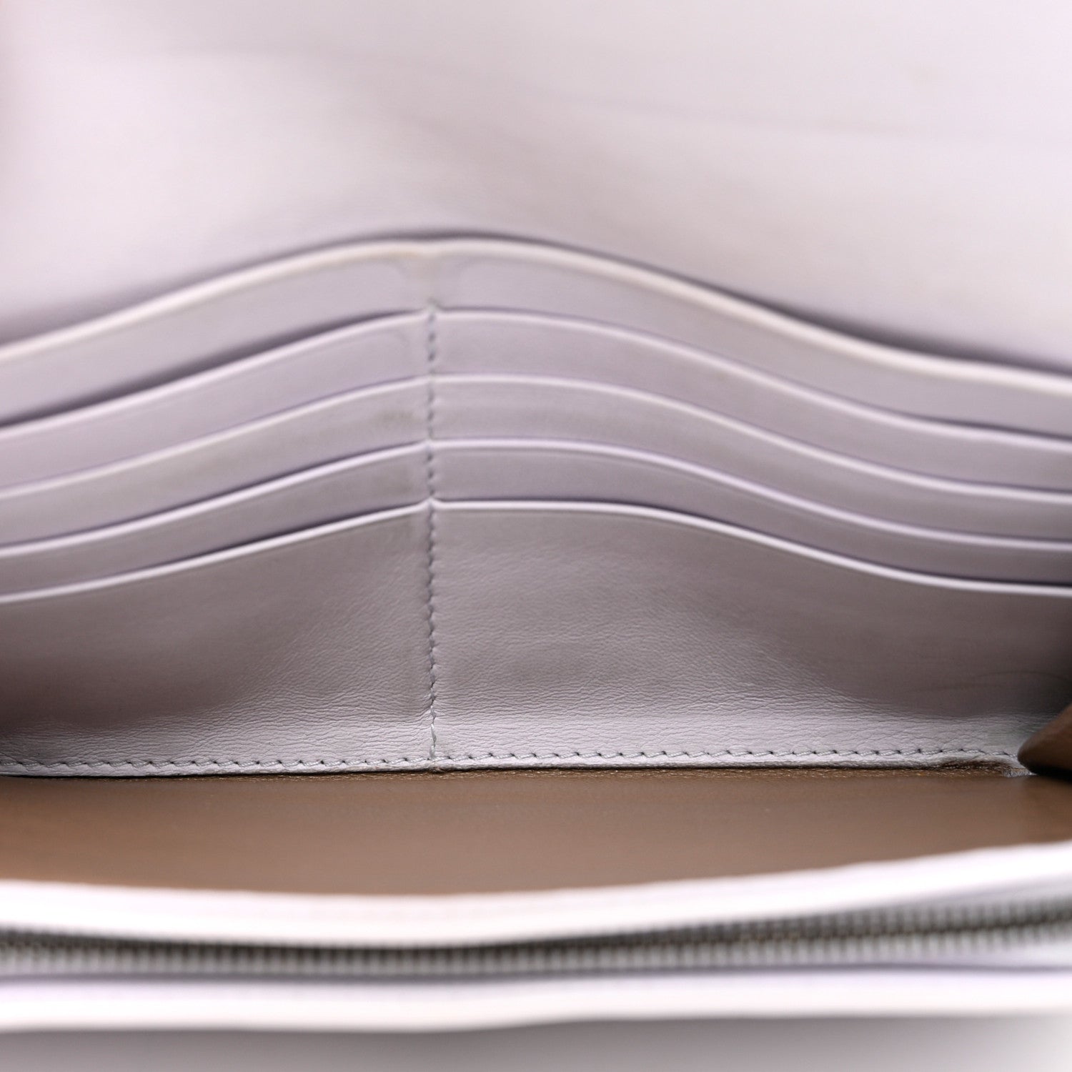 Bottega Veneta Nappa Intrecciato Continental Flap Wallet Oyster Lilac 5 of 11