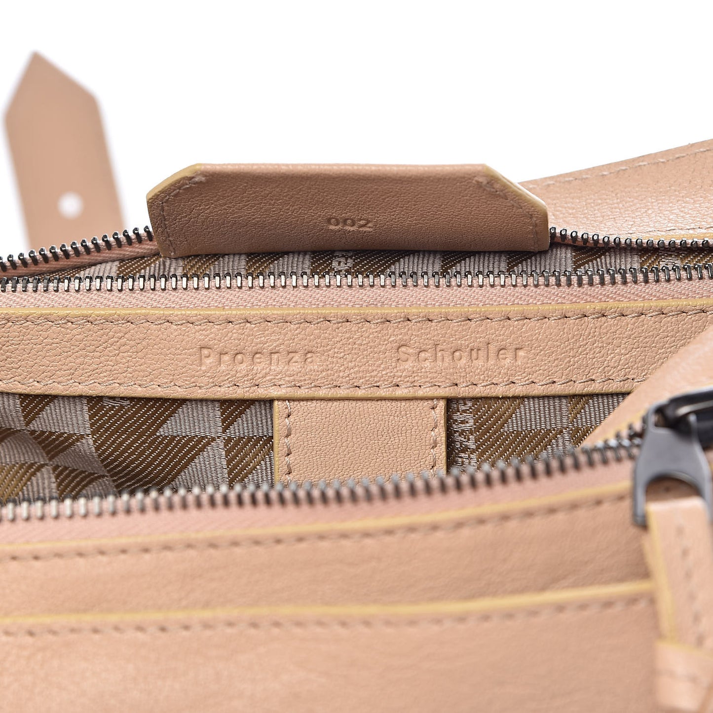 Lambskin Fringe Medium PS1 Satchel Nude