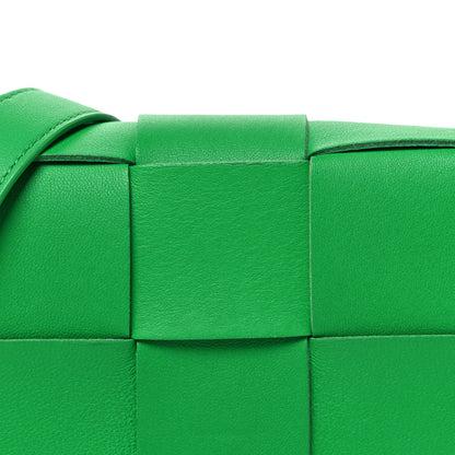 Bottega Veneta Lambskin Maxi Intrecciato Extra Mini Cassette Crossbody Bag Parakeet 7 of 10