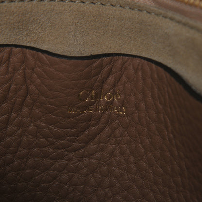 Chloe Grained Calfskin Small Hayley Hobo Nut 6 of 6