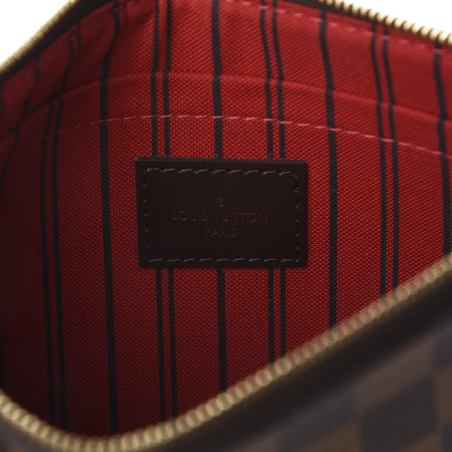Louis Vuitton Damier Ebene Neverfull MM GM Pochette 5 of 5