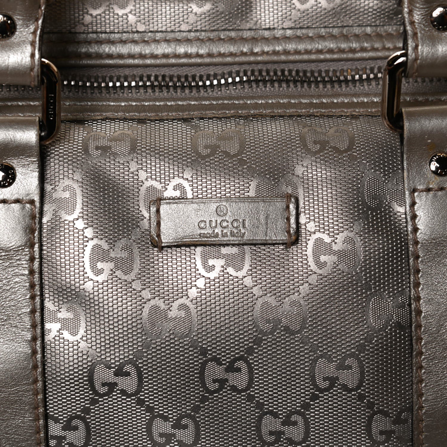 Gucci Imprime Monogram Medium Joy Boston Silver 7 of 19