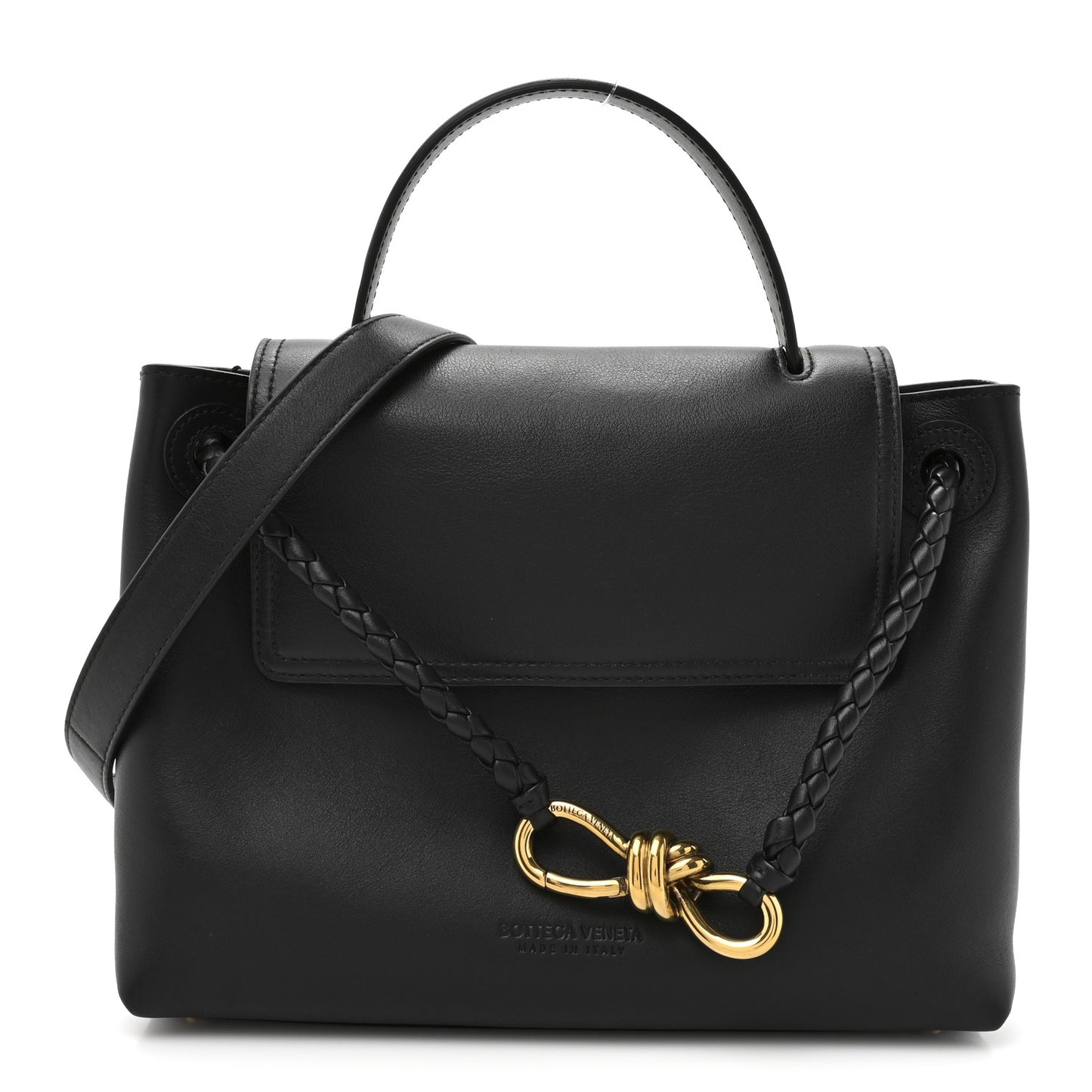 Silky Calfskin Small Ciao Ciao Black