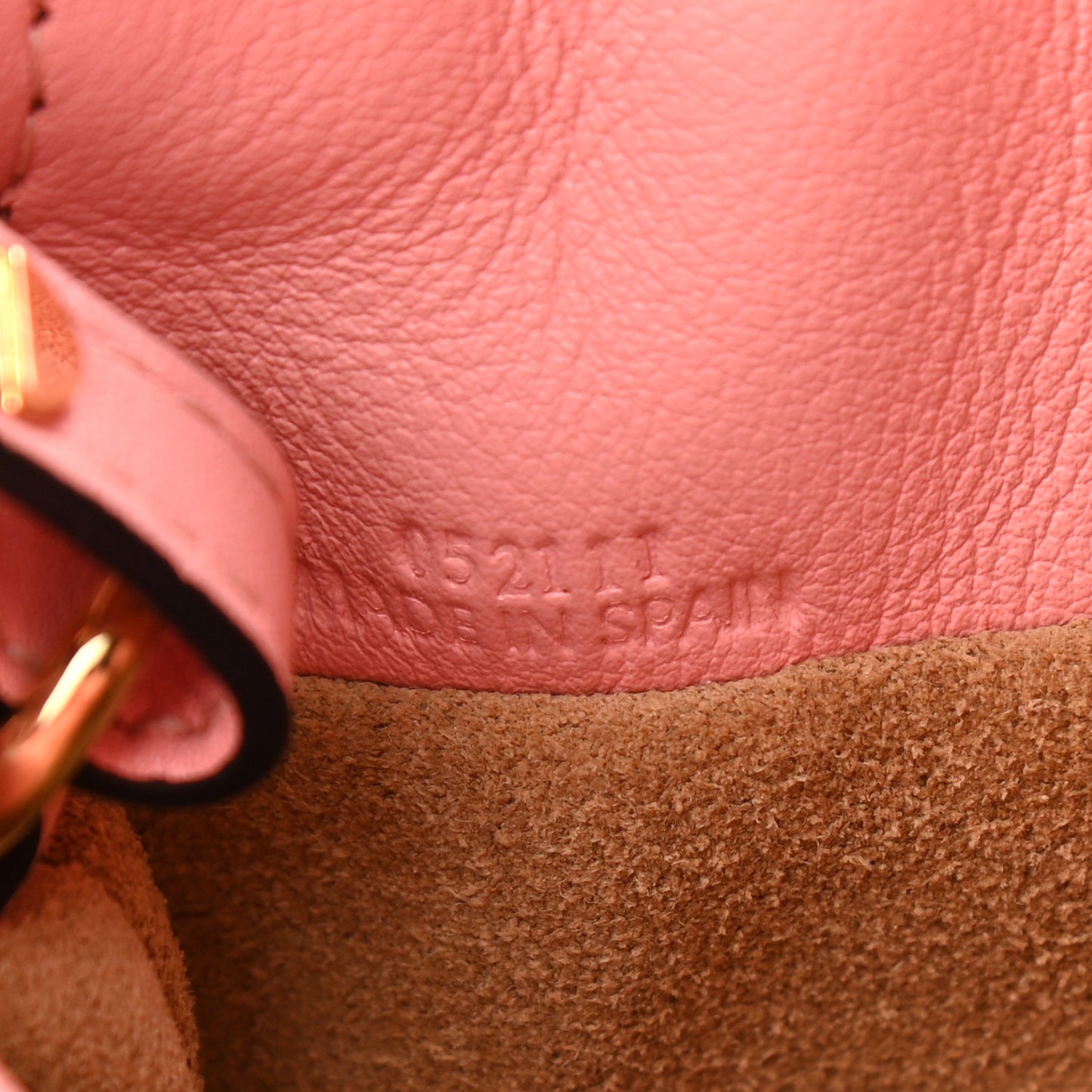 Calfskin Mini Flamenco Knot Clutch Blossom
