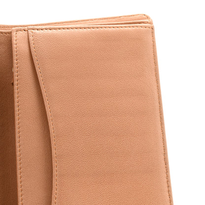 Chanel Lambskin Quilted Yen Wallet Beige 9 of 12