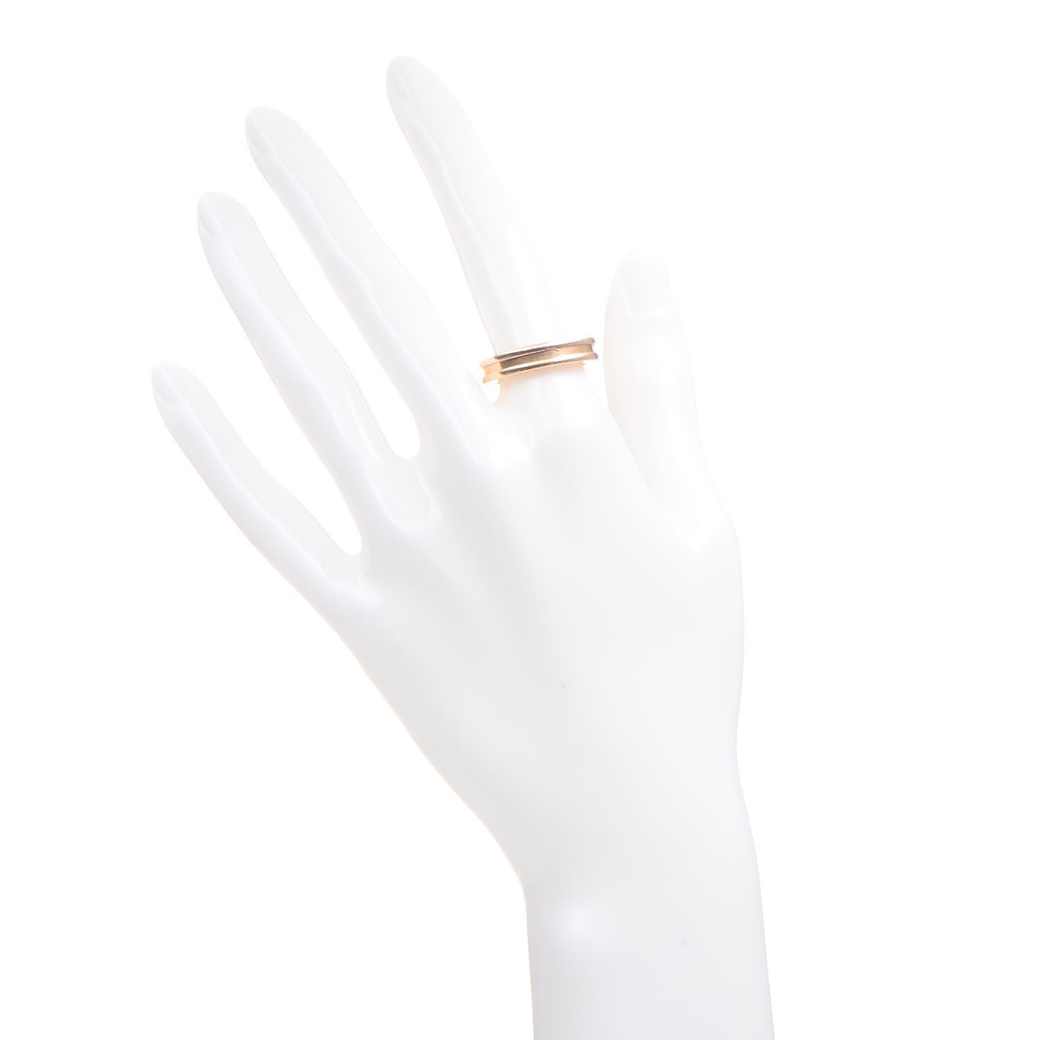 Bulgari 18K Rose Gold B.Zero1 Ring 55 7.25 2 of 6