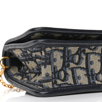 Christian Dior Oblique Nano 30 Montaigne Pouch Blue 9 of 10