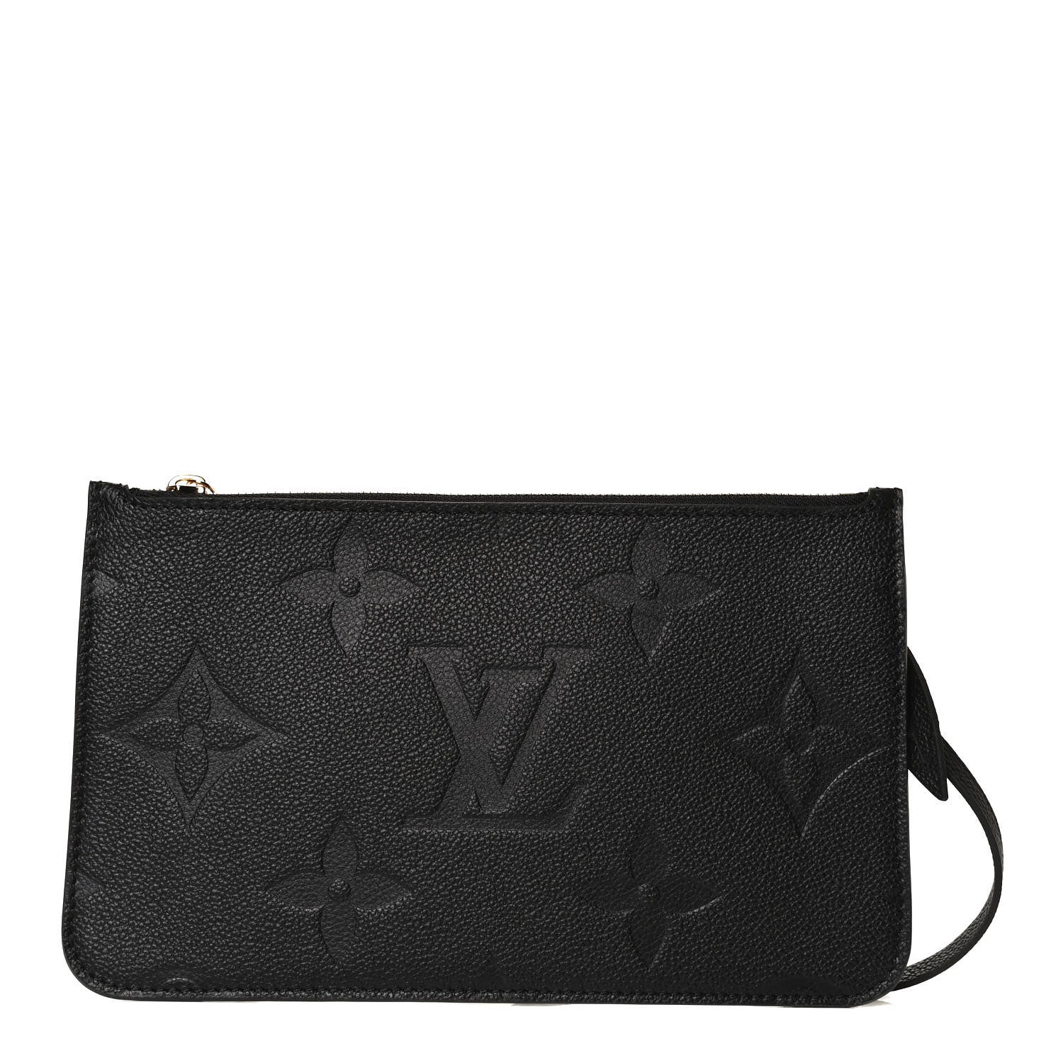 Louis Vuitton Empreinte Monogram Giant Neverfull MM Pochette Black 1 of 9