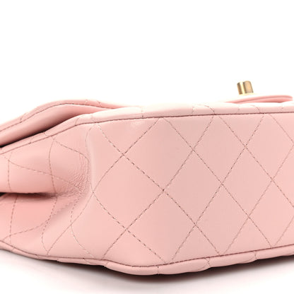 Chanel Lambskin Quilted Small Sweet Camellia Flap Light Pink 8 of 9