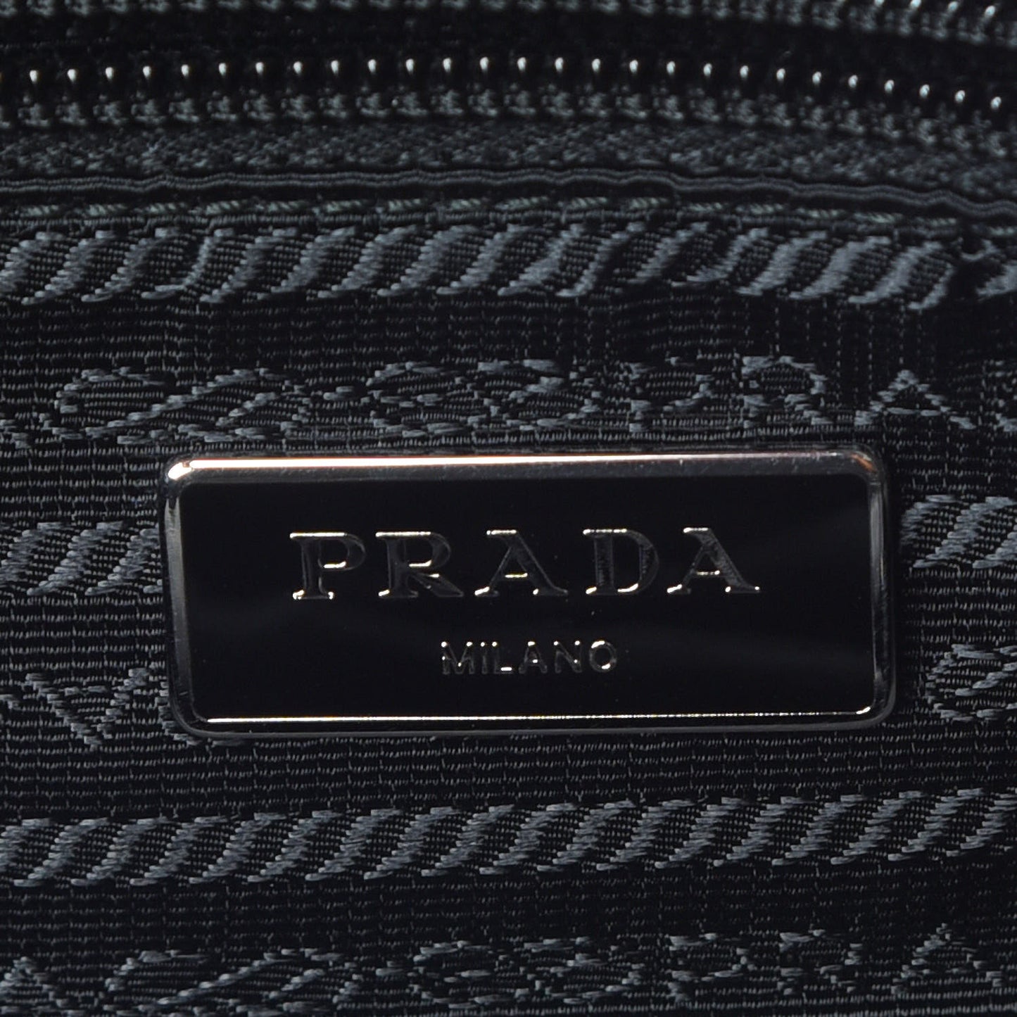 Nylon Vela Shopping Tote Black