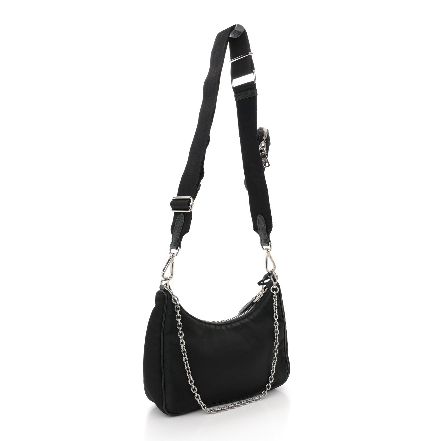 Prada Nylon Re-Edition 2005 Shoulder Bag Black 3 of 14