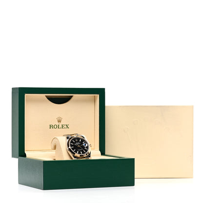Rolex Stainless Steel 18K Yellow Gold 41mm Oyster Perpetual Datejust Watch Black 126303 5 of 5
