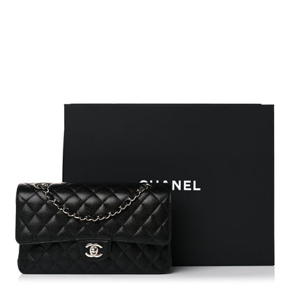 Chanel Caviar Quilted Medium Double Flap Black 10 of 10