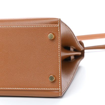 Hermes Epsom Kelly Sellier 32 Gold 6 of 10