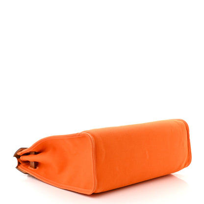 Hermes Toile Vache Hunter Herbag Zip 31 PM Orange 5 of 13