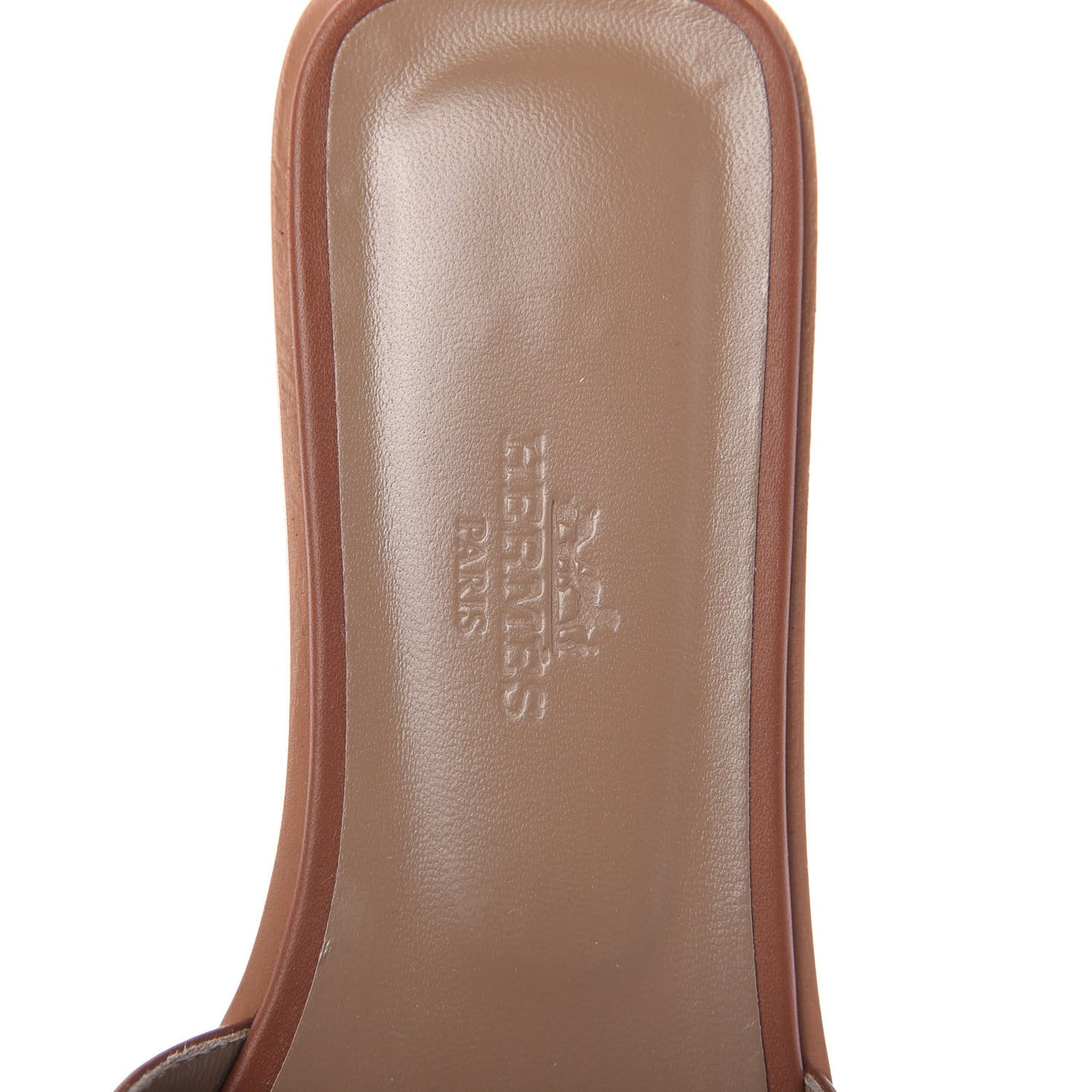 Box Calfskin Oran Sandals 36.5 Gold