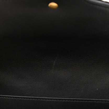 Gucci Velvet Matelasse GG Marmont Chain Wallet Black 7 of 13