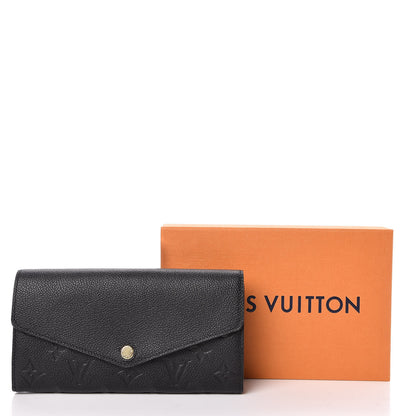 Louis Vuitton Empreinte Sarah Wallet NM Black 10 of 10