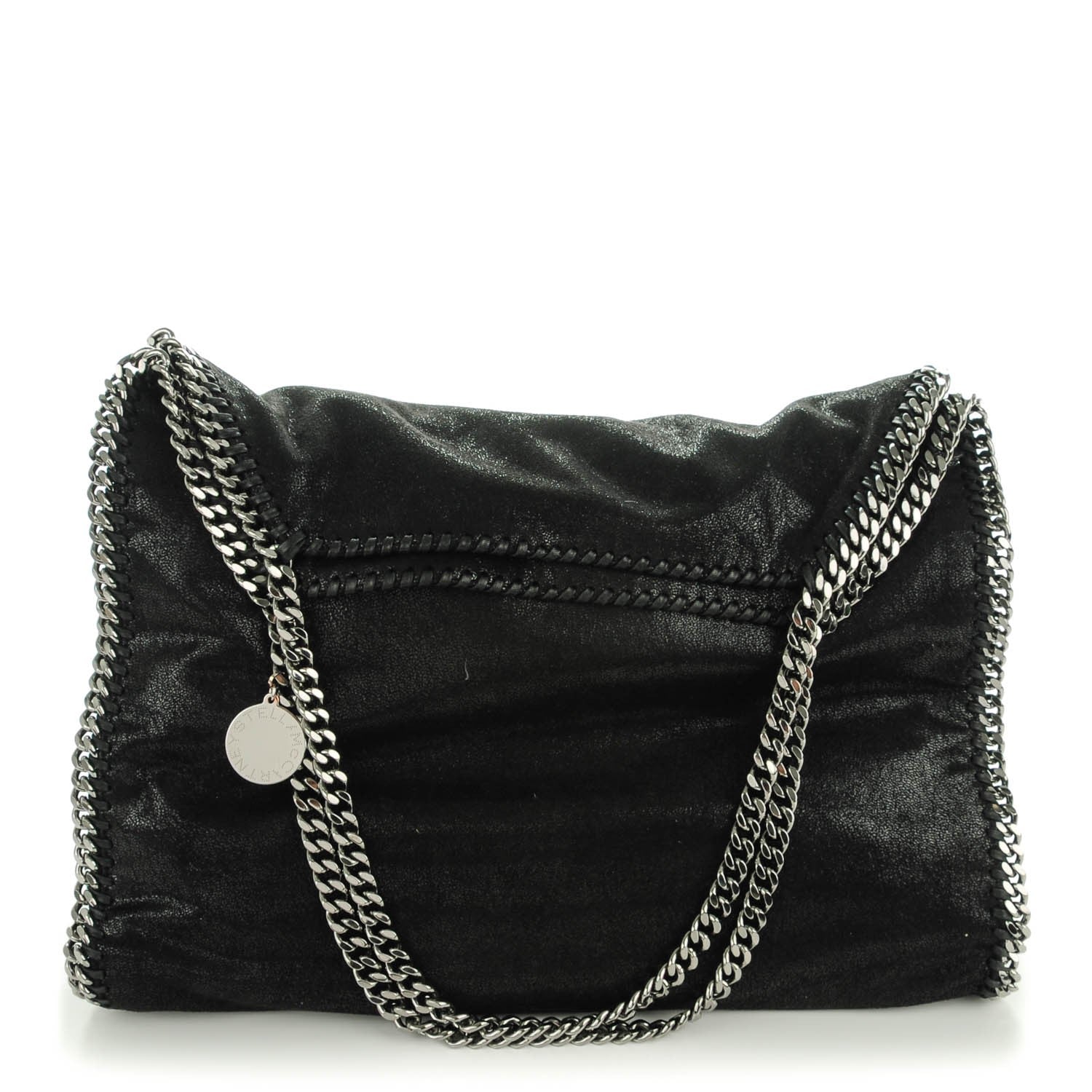 Stella McCartney Shaggy Deer Big Falabella Tote Black 1 of 9