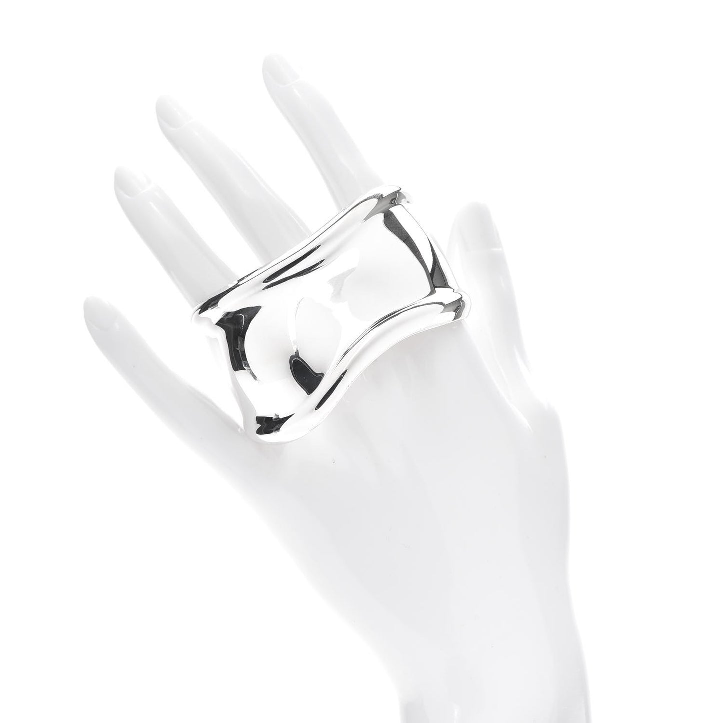 Sterling Silver Small Elsa Peretti Right Wrist Bone Cuff Bracelet