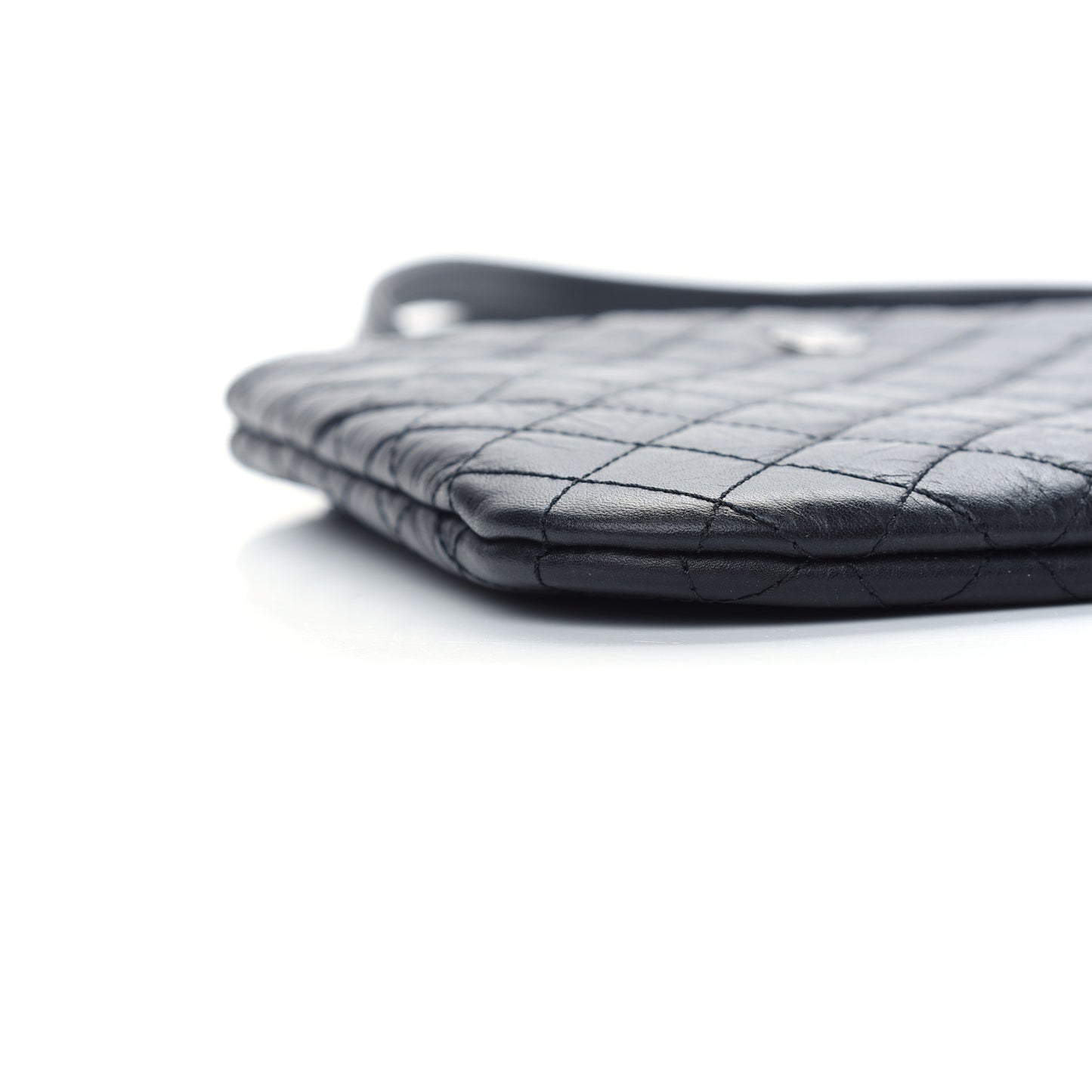 Calfskin Quilted Crossbody Bag Black