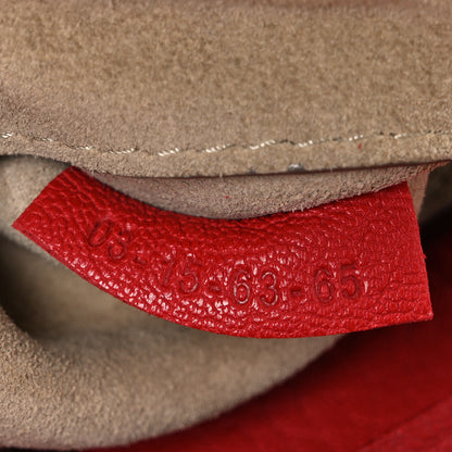 Chloe Grained Lambskin Drew Shoulder Bag Plaid Red 7 of 11