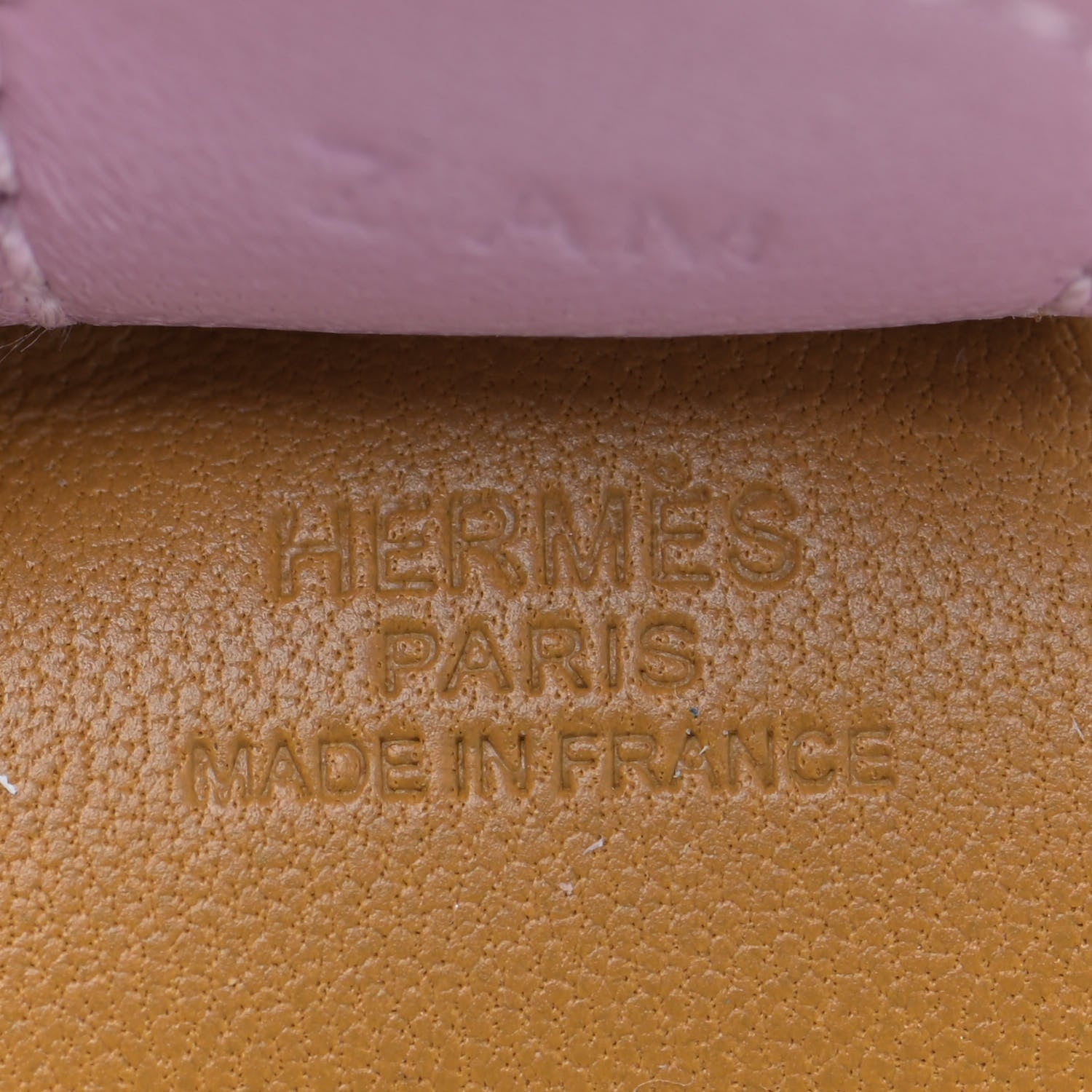 Hermes Milo Lambskin Grigri Rodeo Horse Bag Charm PM Sesame Mauve Sylvestre Craie 4 of 5