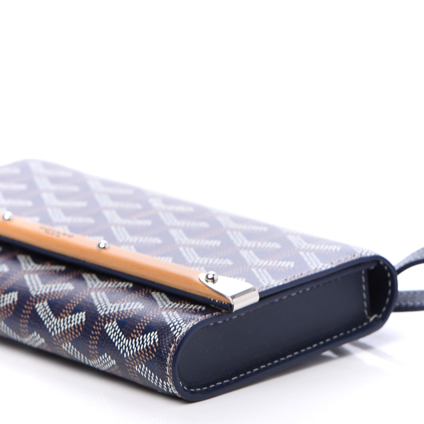 Goyardine Monte Carlo Mini Phone Case Navy