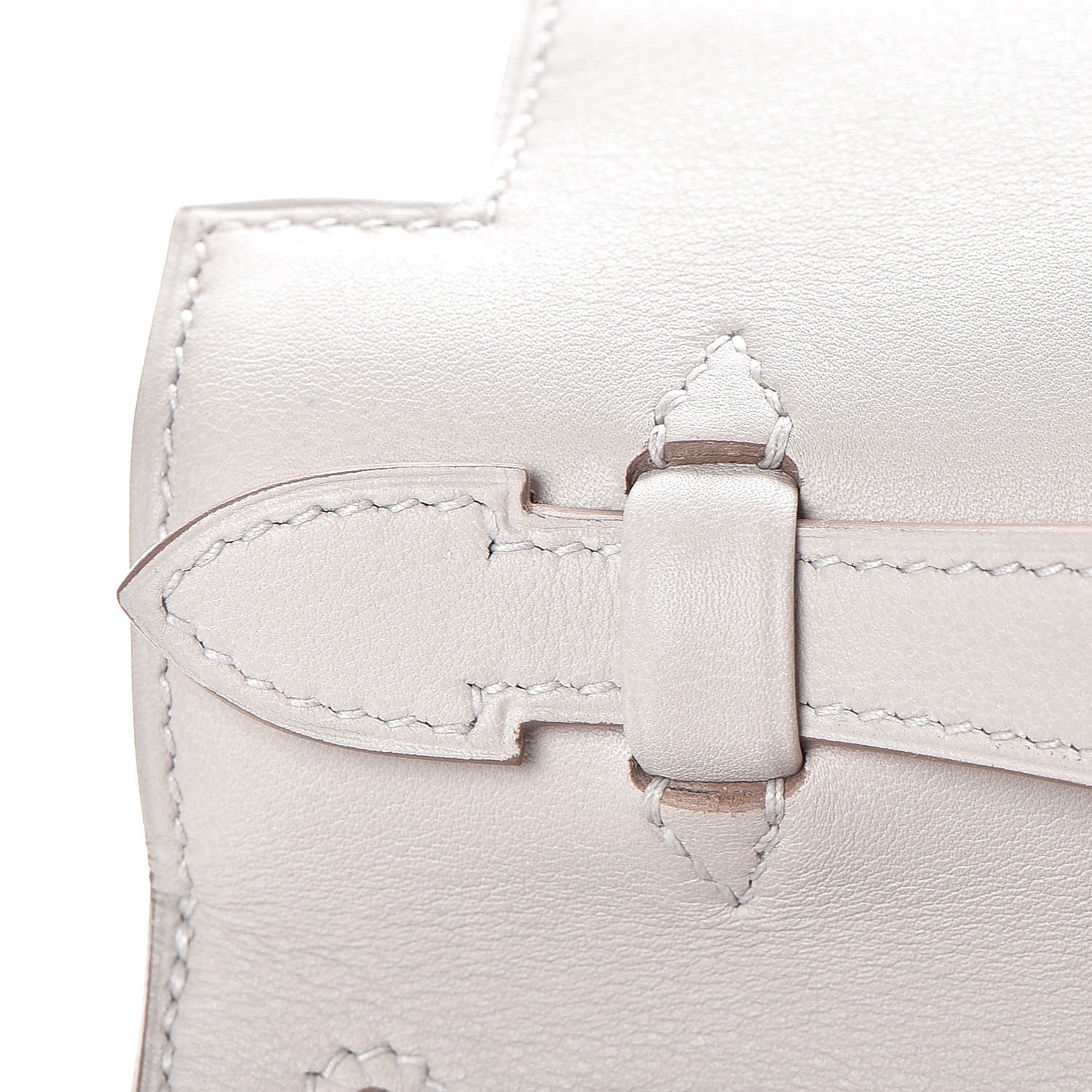 Hermes Swift Kelly Pochette Clutch Gris Perle 16 of 26