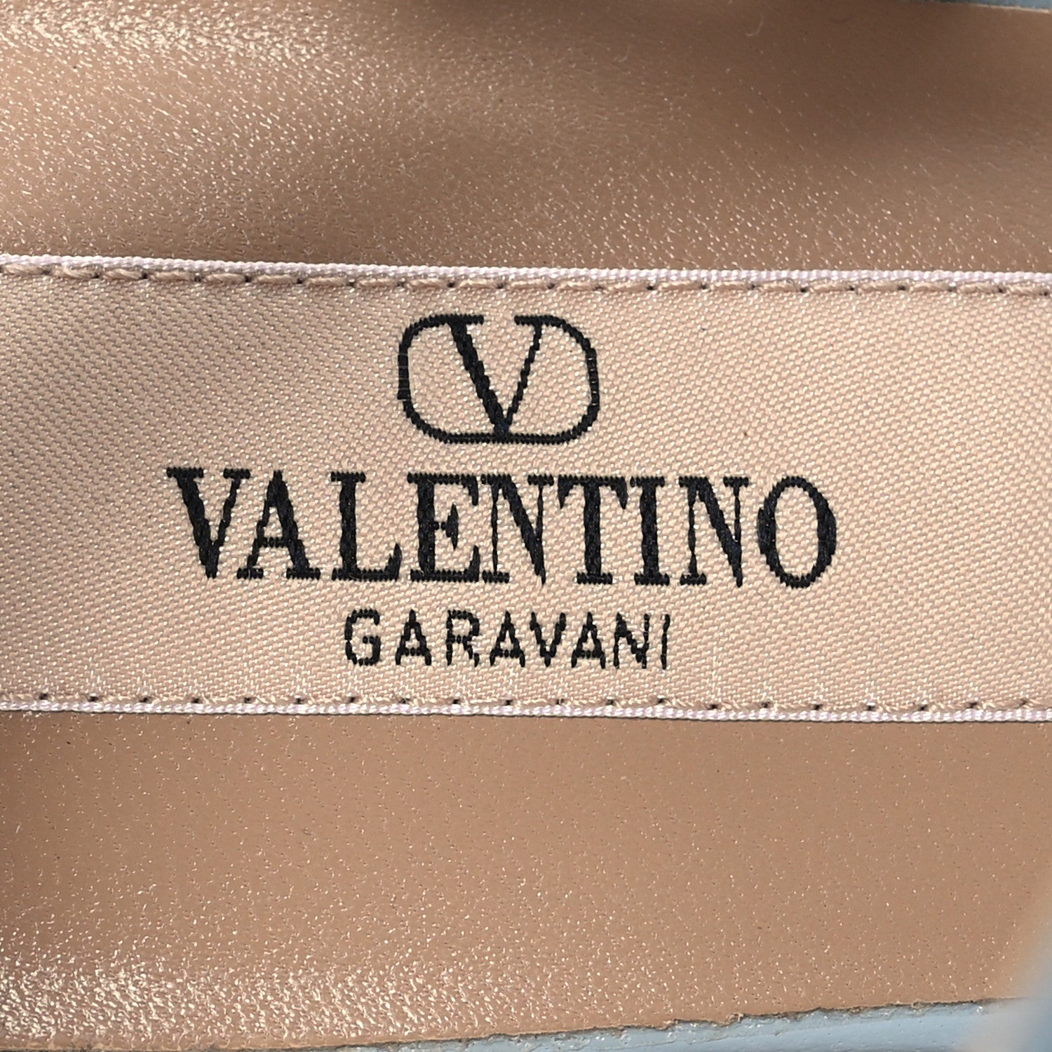 Valentino Garavani Calfskin Rockstud Gladiator Flat Sandals 36 Angel 8 of 11