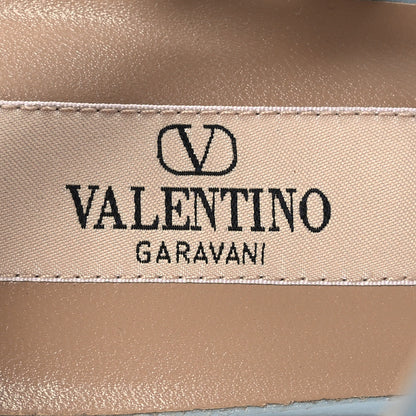Valentino Garavani Calfskin Rockstud Gladiator Flat Sandals 36 Angel 8 of 11