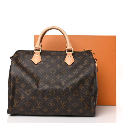Louis Vuitton Monogram Speedy Bandouliere 30 10 of 10