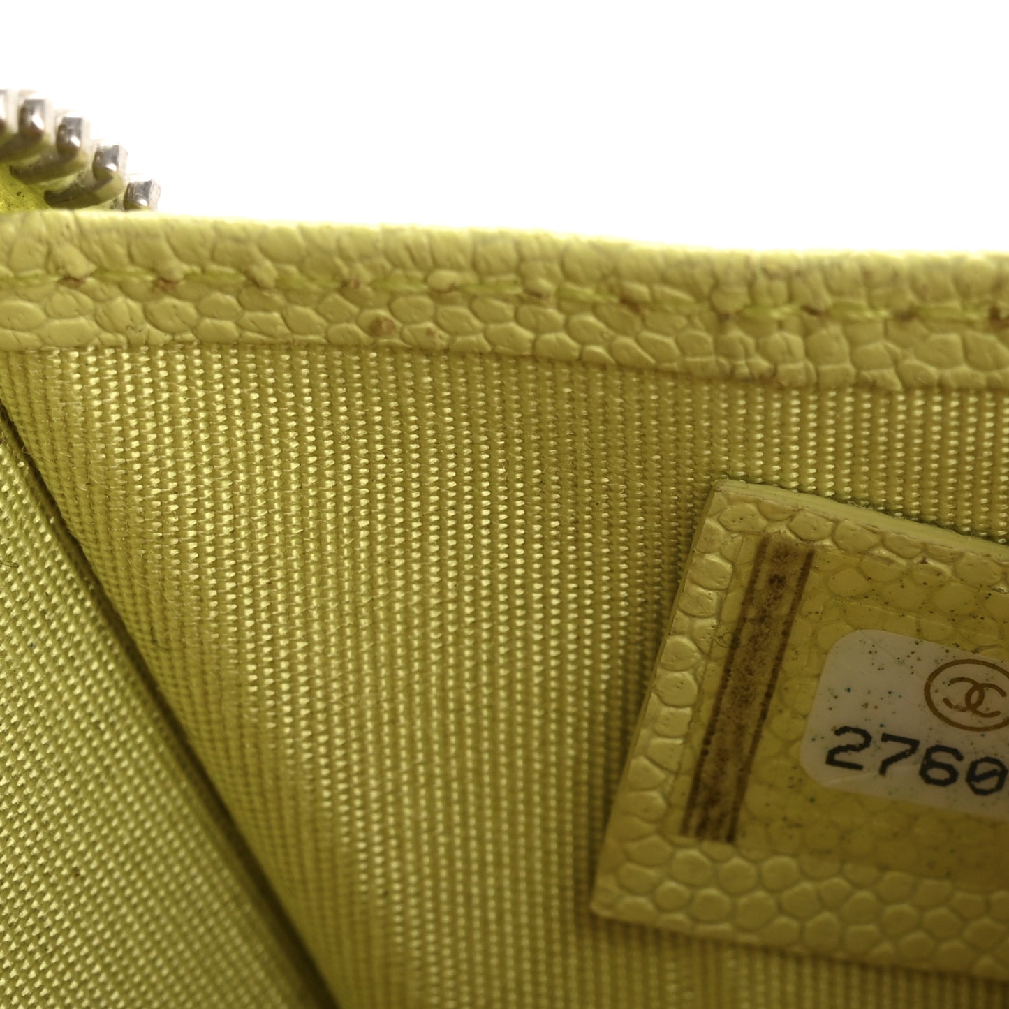 Caviar Key Holder Case Light Pink Light Green