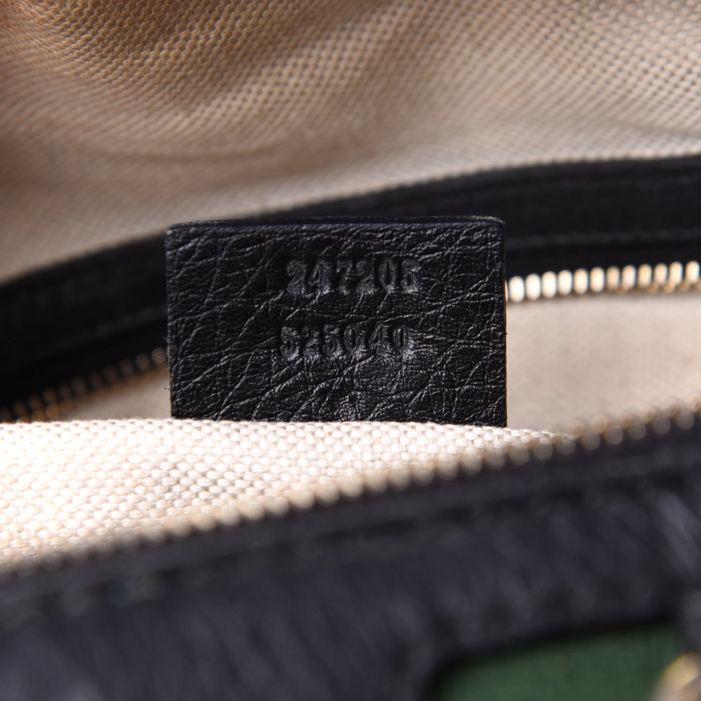 Calfskin Vintage Web Medium Boston Black