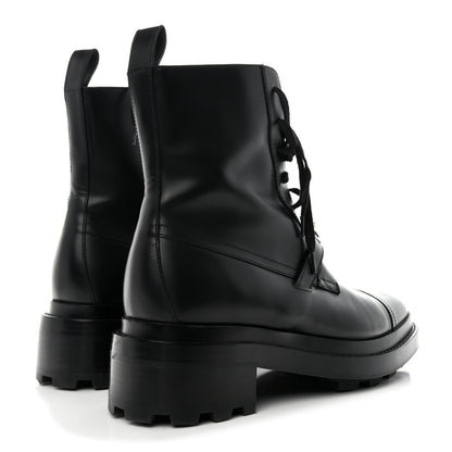 Hermes Glossed Calfskin Funk Ankle Boots 40 Black 4 of 8