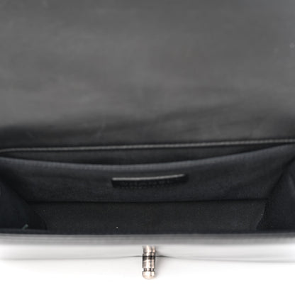 Chanel Patent Calfskin Quilted Medium Boy Flap Black 5 of 13