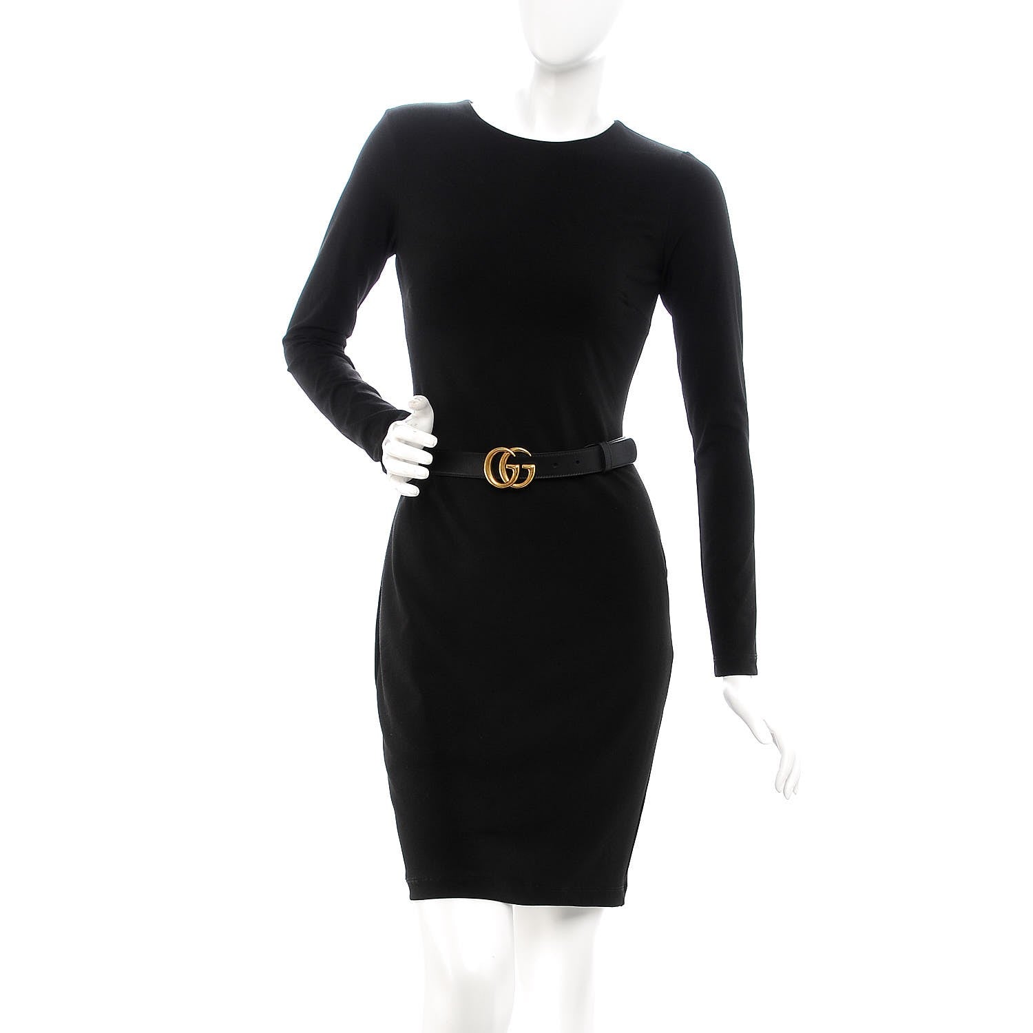 Gucci Calfskin Double G 30mm Belt 75 30 Black 2 of 6
