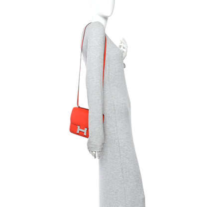 Hermes Tadelakt Constance 18 Capucine 2 of 10