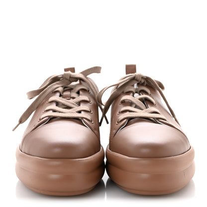 Hermes Calfskin Womens Happy Sneakers 39 Rose Perle 3 of 9