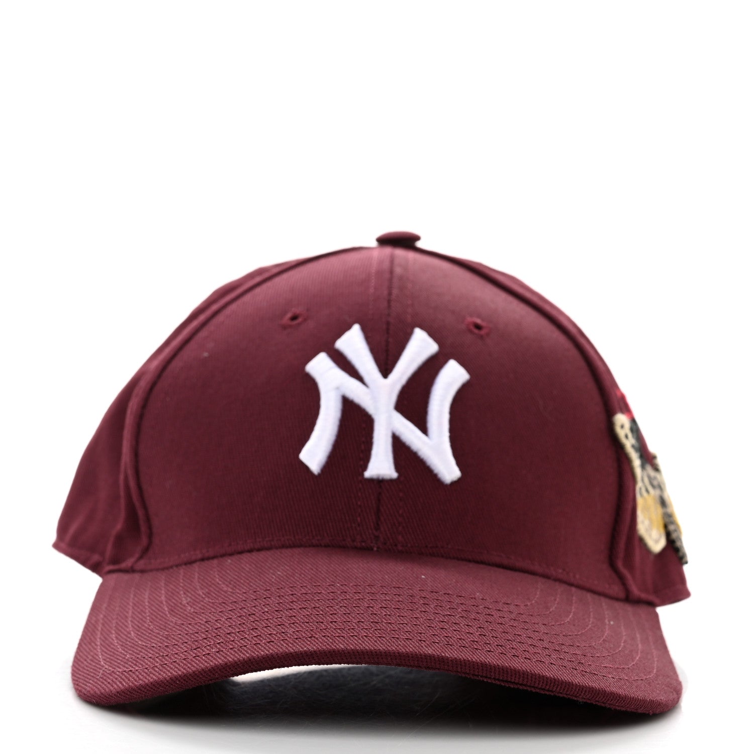 Gucci X MLB Cotton NY Yankees Baseball Hat 57-61 Lacquer 3 of 10