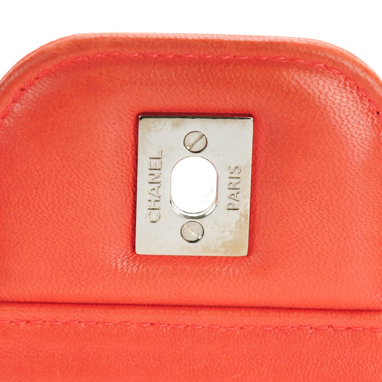 Chanel Lambskin Quilted Large Coco Rider Red 5 of 8
