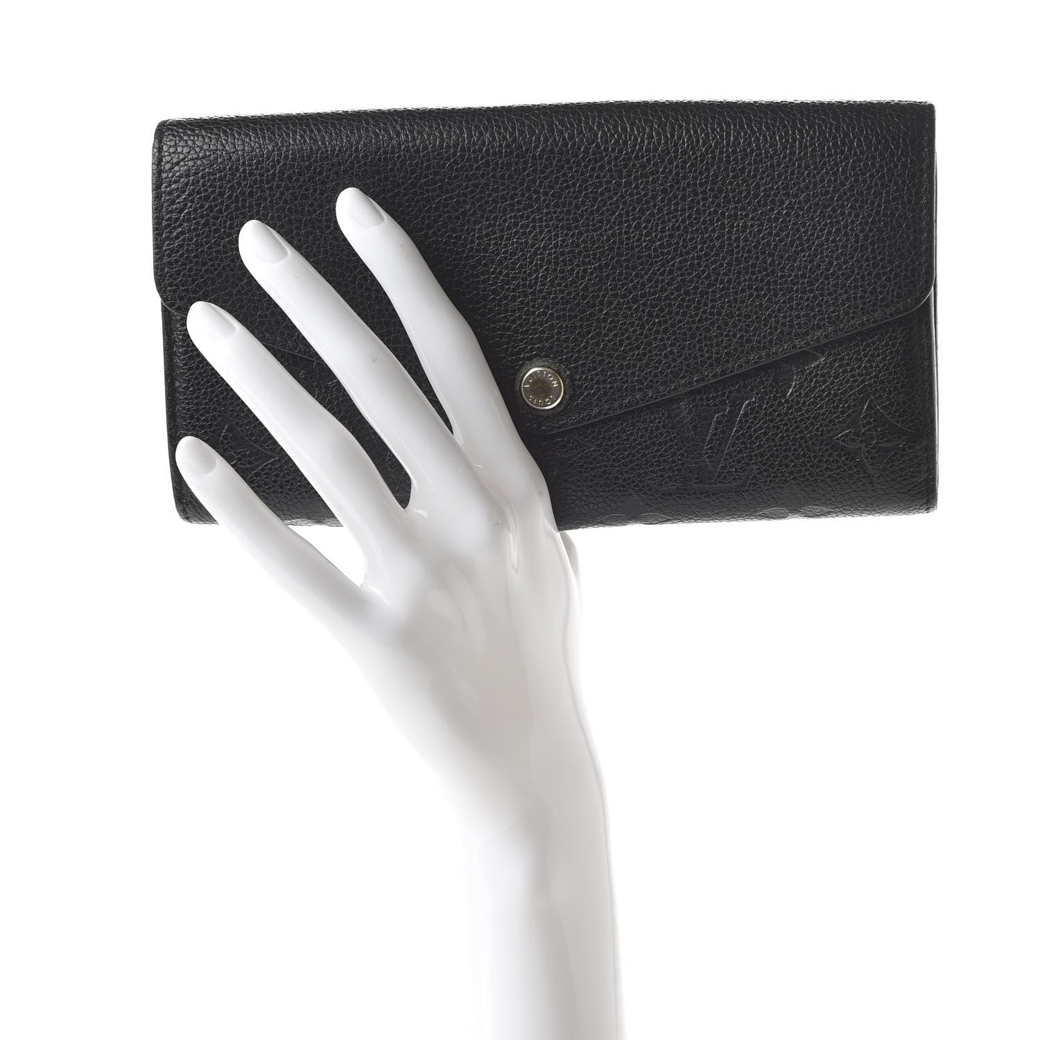 Louis Vuitton Empreinte Sarah Wallet NM Black 3 of 20