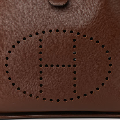 Hermes Courchevel Evelyne GM Chocolate 7 of 9