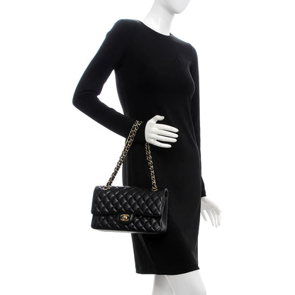 Chanel Caviar Quilted Medium Double Flap Black 3 of 9
