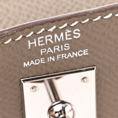 Hermes Epsom Kelly Sellier 25 Etoupe 6 of 15