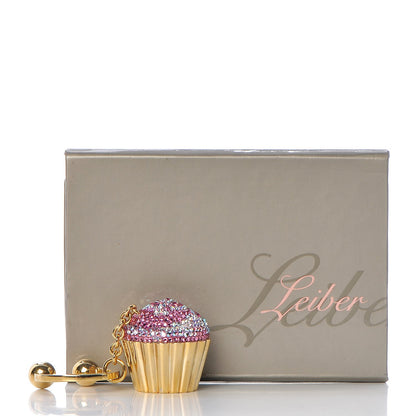 Judith Leiber Strawberry Cupcake Key Ring 6 of 6