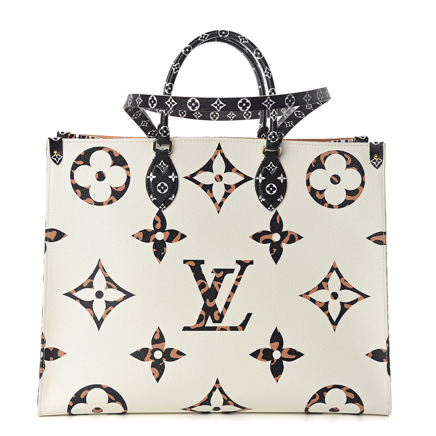 Louis Vuitton Monogram Giant Jungle Onthego GM Ivory 2 of 10