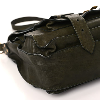 Proenza Schouler Lambskin Medium PS1 Satchel Military 7 of 9