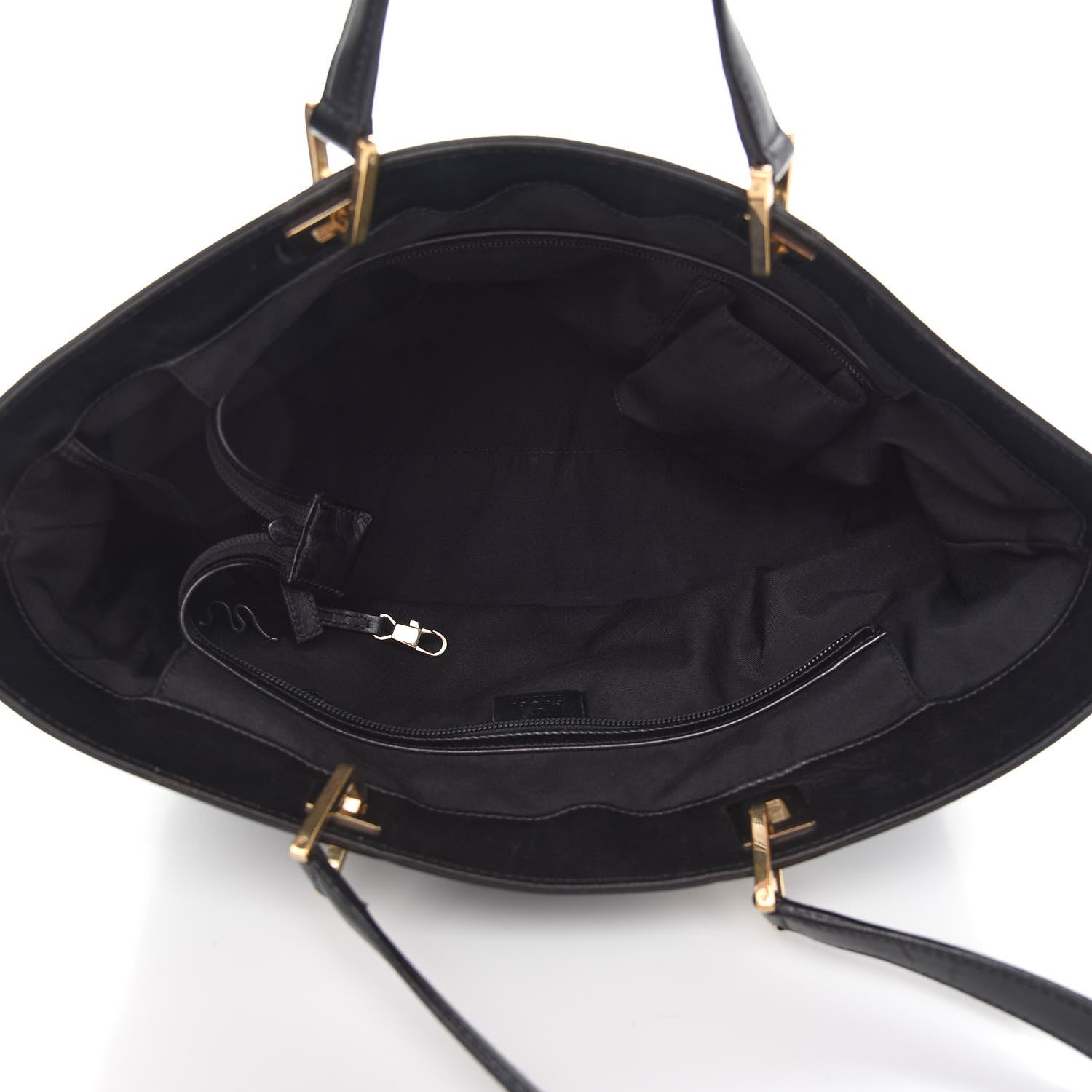 Gucci Monogram Large Punch Tote Black 5 of 9